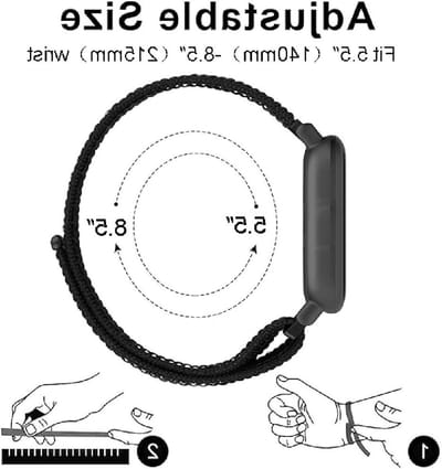 Ademend Sport Armband voor 41mm Smartwatch, Nylon Vervangband, Comfortabele Horlogeband voor Actieve Gebruikers