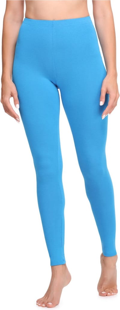Ladeheid Dames Leggings - Sport - Vrijetijdsbroek - Lang - Viscose - LA-LA40-201-LE - Blauw - 44
