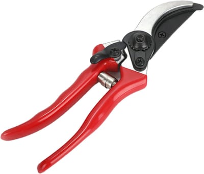 TOVBMUP Snoeischaar - Snoeischaar voor grote handen - Snoeischaar met sapgeul - Ergonomische handgreep - Snijdiameter 25 mm - Lengte 215 mm