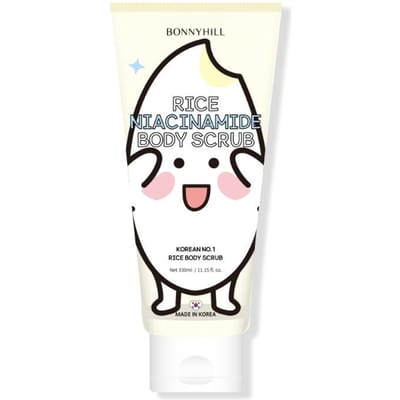 Bonnyhill Rijst Niacinamide body scrub (330 ml) white