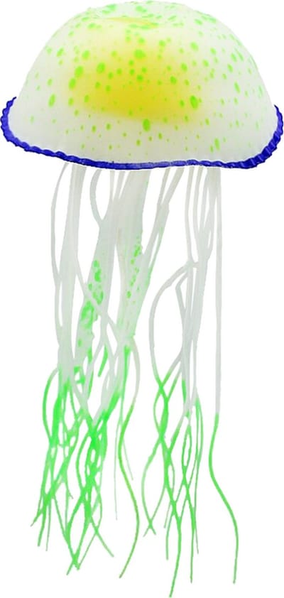 Nobleza Aquariumdecoratie - Aquarium inrichting - Nep kwal - Siliconen kwal - Fluorescerend - Transparant groen