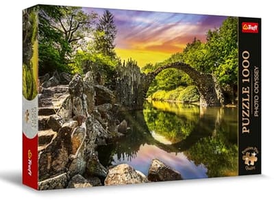 Unieke Legpuzzel met de Rakotzbrug - 1000 Stukken voor Volwassenen en Kinderen