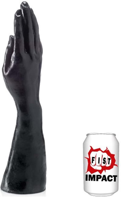 Gangbangster - Big Slap - Extreme Dildo - 35 x 8,7 cm - PVC - Zwart