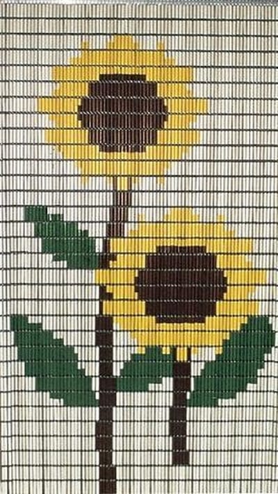 Vliegengordijn Hulzen Zonnebloemen - 90cm x 210cm