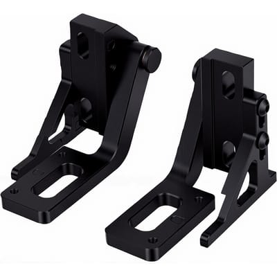 Charnière de porte métallique pour imprimante 3D Compatible avec Bambu Lab P1P P1S Rotation réglable à 180 270 Degrés Charnière pivotante de remplacement avec