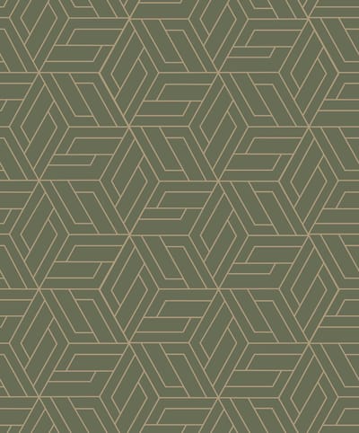 DUTCH - WALLCOVERINGS - Behang - Cobra - Groen