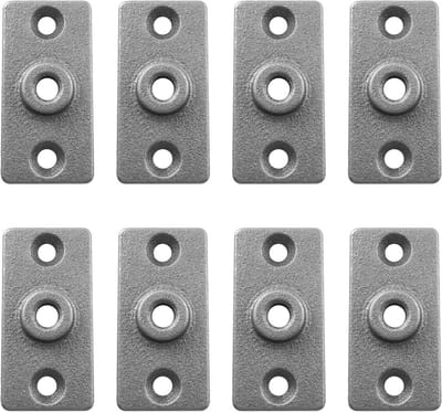 Plafondbeugel Montageplaat voor 3/8 Inch Schroefdraad - 8 Stuks Staal