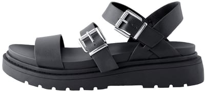 Next - Dames - Sandalen met dikke zool en gesp - Zwart