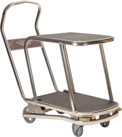 Matador Etagewagen aluminium Rebel-400S, 2 Plateau's: 750x480mm (LxB)