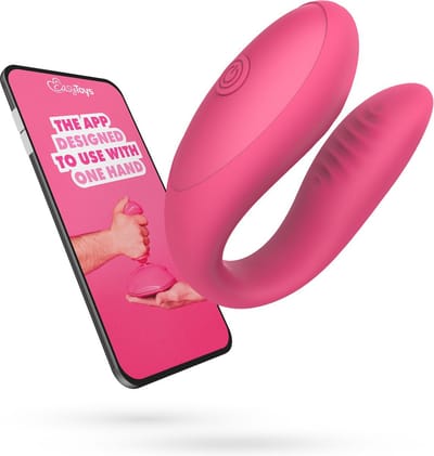 EasyConnect - EasyToys - Koppelvibrator Orio via App - Koppel Vibrator - Sex Toys voor Vrouwen - Vibrators voor Vrouwen - Sex Toys - Vibrator - Vibrator voor Koppels - Roze