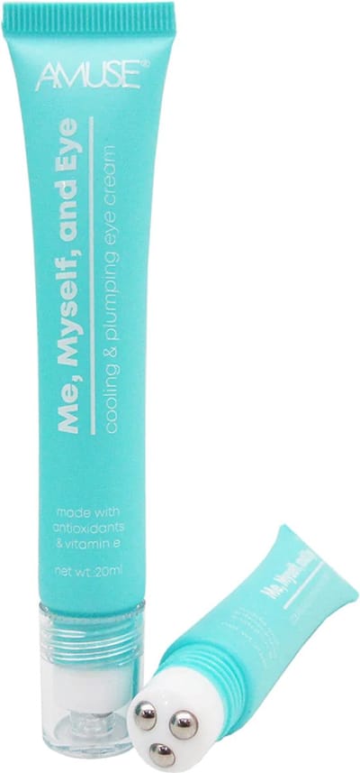 Amuse - Me, Myself, and Eye - Cooling & Plumping Eye Cream - Oogcrème - Vitamine E - Tegen Wallen en Donkere Kringen - Eye Roll-On - Skincare - Gezichtsverzorging - 20 ml
