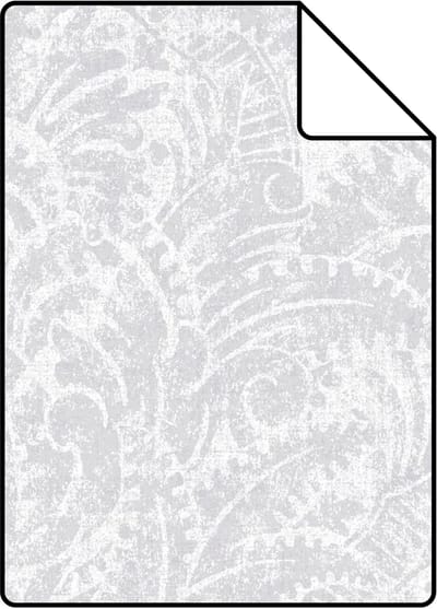 Proefstaal Origin Wallcoverings behang ornamenten lichtgrijs - 26,5 x 21 cm - 347305-S