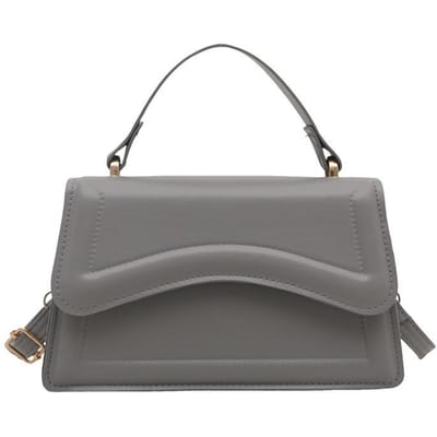 Mode niche design tas dames 2025 zomer nieuwe dames tas effen kleur casual handtas enkele schouder messenger tas trend grijs