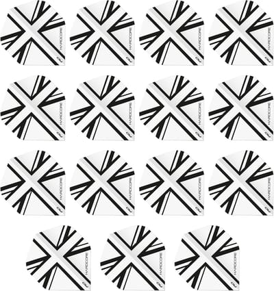 Dart Flights - Standaard Vorm - Darts Spelen - Extra Dikke Kwaliteit - 100 Micron - Transparant Zwart