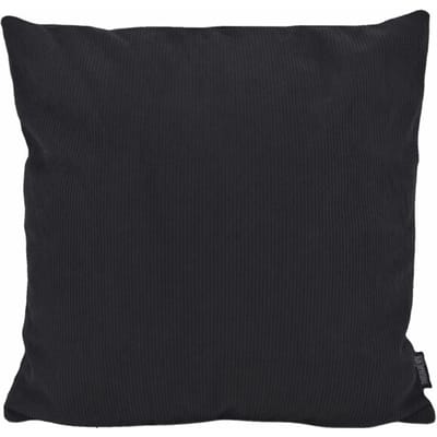 Coco Zwart Ribfluweel Kussenhoes | Corduroy / Polyester | 45 x 45 cm