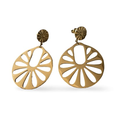 Oorbellen Blom/Stainless steel/Bling-it