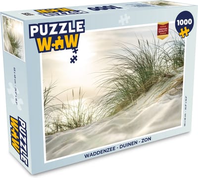 Puzzel Waddenzee - Duinen - Zon - Legpuzzel - Puzzel 1000 stukjes volwassenen