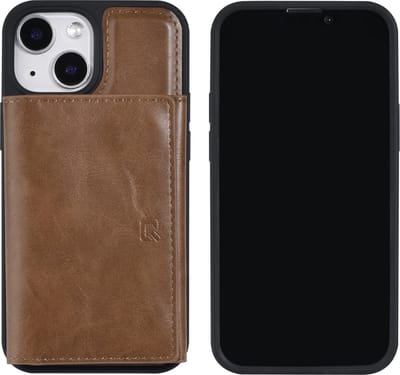 UNIQ Accessory Bruin Back Cover Telefoonhoesje voor Apple iPhone 13 Mini - PU-materiaal, Uitstekende Bescherming.