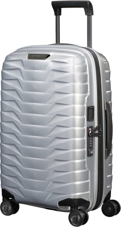 Samsonite lichtgewicht koffer - Proxis handbagage SP 55/20 x 35 cm uitbreidbaar - 44 l - silver
