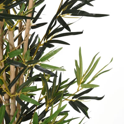 vidaXL Kunstplant bamboe 828 bladeren 150 cm groen