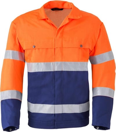 Havep 5105 Jack/Blouson Marine/Fluo Oranje maat 50