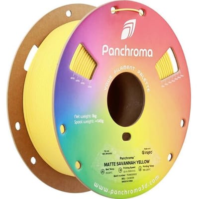 Polymaker CA04039 Panchroma™ Matte Filament PLA kunststof Mat, Gering kunststofgehalte 1.75 mm 1000 g Savannah Yellow, Geel 1 stuk(s)