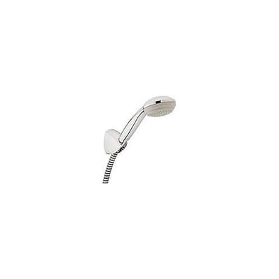 hansgrohe Crometta 85 badset met Vario handdouche, wandhouder en doucheslang 125cm - chroom - diameter handdouche 85 mm -  2 straalsoorten