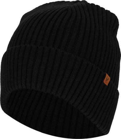Sarlini Gebreide Muts Unisex Zwart