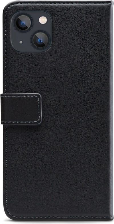 Mobilize Telefoonhoesje geschikt voor Apple iPhone 13 Mini Hoesje | Mobilize Classic Gelly Wallet Bookcase Portemonnee | Pasjeshouder voor 2 Pasjes | Telefoonhoesje voor Pinpas / OV Kaart / Rijbewijs - Zwart