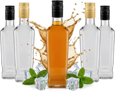 Bimberek - Glazen Flessen - 500ml - Jack Walker - Flessen Wijn