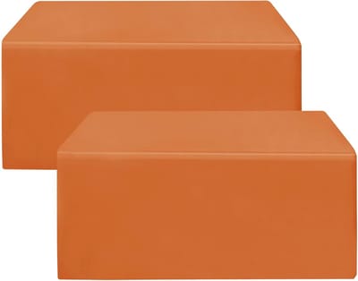 Tafelhoezen Set - Beschermhoezen - Feestelijke Decoratie - Vastzittend Ontwerp - 183x76 cm - Oranje