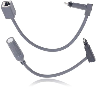 Ethernet Adapter - Kabelconnector RJ45 - Netwerk Stabiliseren - Waterdichte Aansluiting - 1200 Mbps - Zwart