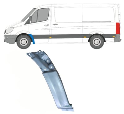 Reparatiepaneel voorspatbord voor Mercedes Sprinter 2006-2018 / Links