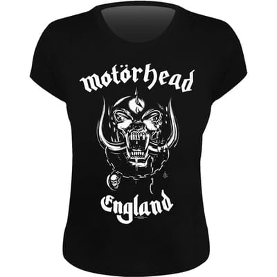 Motorhead - England Dames T-shirt - S - Zwart