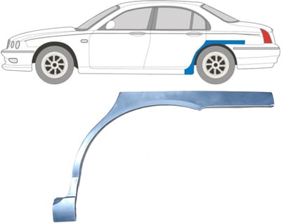 Reparatiepaneel achterspatbord voor Rover 75 1999-2005 / Links