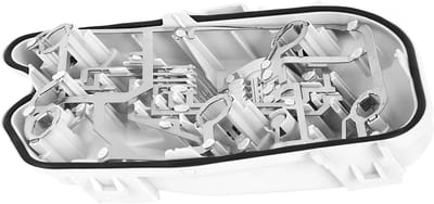 Achterlicht houder rechts voor Audi A6 C6 Saloon 2004-2008 - Vervangende auto-accessoires voor verlichting en veiligheid