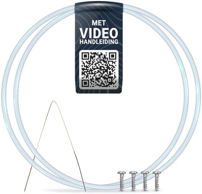 Dailygoods- Pomppotafdichting Reparatieset - Vaatwasser - Geschikt voor Bosch/Siemens/Neff - Ø182 mm - E15-fout - Inclusief QR-code instructies