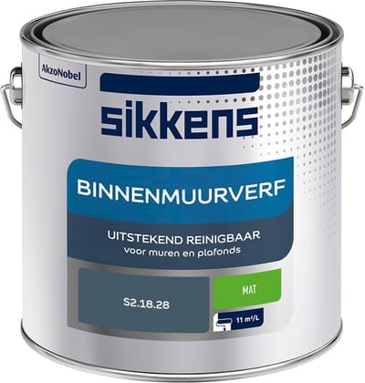 Sikkens - Binnenmuurverf Mat - S2.18.28 - Mengverf - 2,5 L