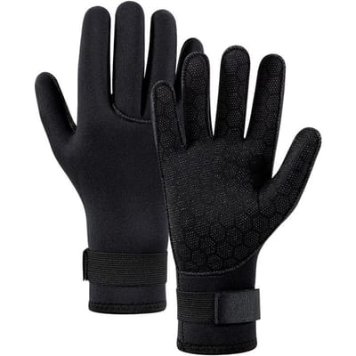 3mm Duiken Surfhandschoenen Wetsuithandschoenen Thermisch Antislip Neopreen Voor Onderwatervissers Zwemmen Raften Kajakken Peddelen L