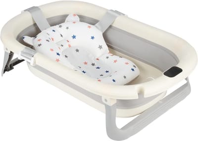 Opvouwbaar Babybad met Temperatuurmeter en Douchefunctie | Voor Pasgeborenen 0-24 Maanden