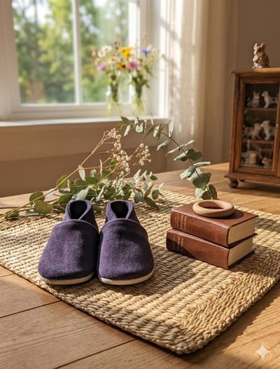Stabifoot Babyslofjes – Zacht Leer – Cadeaudoos - Linnen zakje - Barefoot - MARINO 6 - 12