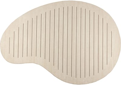 Zuiver Mister Vloerkleed Organische vorm 160 x 230 cm Beige