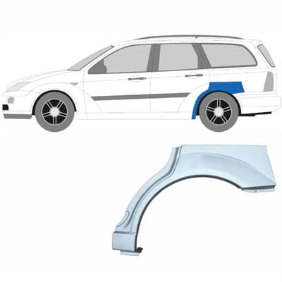Reparatiepaneel achterspatbord voor Ford Focus 1998-2004 / Links / COMBI