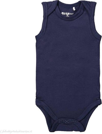 Dirkje Basic romper mouwloos navy maat 50/56