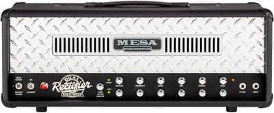 Mesa Boogie 90s Dual Rectifier Standard Black Bronco - Buizenversterker top voor elektrische gitaar
