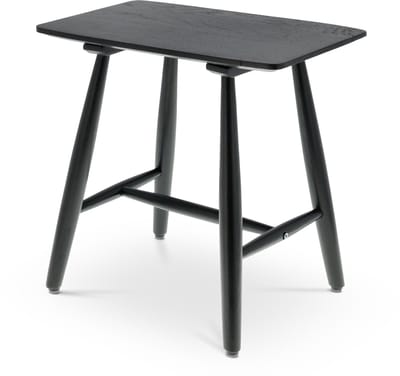 Villa Collection Bast Kruk 46,5 x 28 x 45 cm Zwart