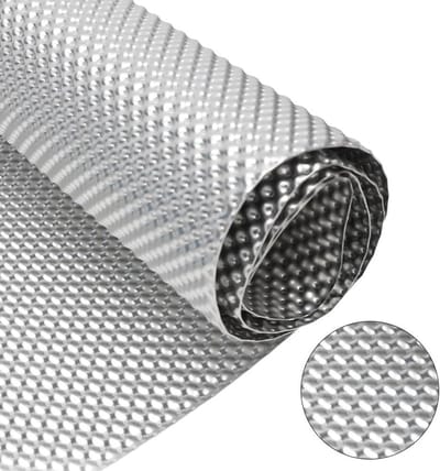 Allecta Hitteplaat Reliëf 100x40 cm - Aluminium Plaat Voor Voertuig - Hittebescherming en Reparatieset