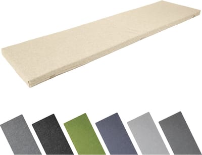 Garronda Bankkussen 150x40 cm – 4 cm dik – Waterafstotend & UV-bestendig – Cappuccino GD-AM-Dino
