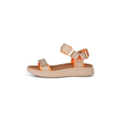 Woden Woden Line Lite Sandalen beige Textiel