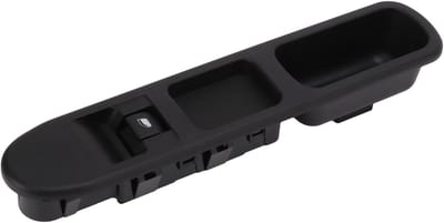 Raam Controleschakelaar - Passagierszijde 6490.HQ - ABS Zwart - Gevoelige Vervanging voor PEUGEOT 207